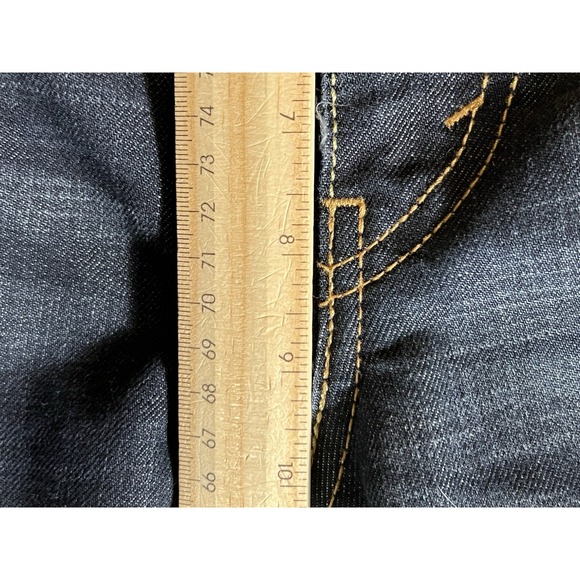 Levis 513 Jeans Medium Wash Denim Blue Straight Leg Slim Fit Mens Size 33x32 - Picture 4 of 11